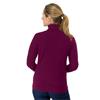 Pure Golf Ladies Sarah Roll Neck Jumper with Faux Fur Lining Morello Cherry
