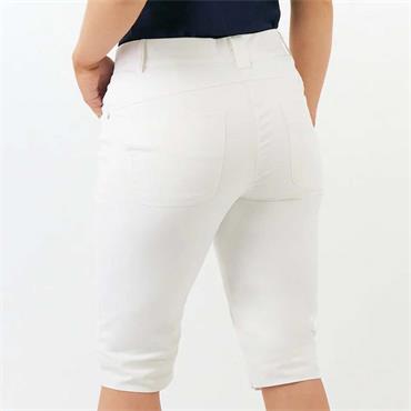 Pure Golf Ladies Trust2 Bermuda Shorts White