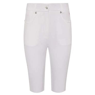 Pure Golf Ladies Trust2 Bermuda Shorts White