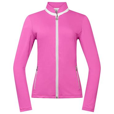 Pure Golf Ladies Mist Full-Zip Jacket Azalea