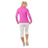 Pure Golf Ladies Tranquility 1/4 Zip Midlayer Top Azalea