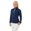 Pure Golf Ladies Tranquility 1/4 Zip Midlayer Top Navy