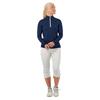 Pure Golf Ladies Tranquility 1/4 Zip Midlayer Top Navy