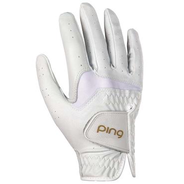 Ping Ladies Ping Sport Glove 233 Right Hand White - Gold