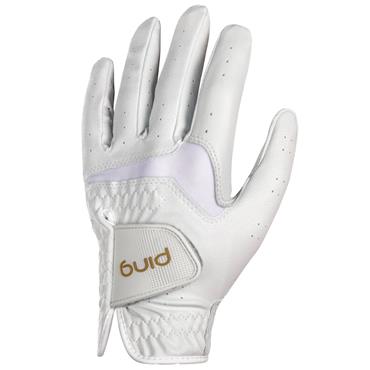 Ping Ladies Ping Sport Glove 233 Right Hand White - Gold