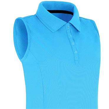Proquip Ladies Pro Tech Sleeveless Polo Azure