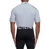 PXG Gents Comfort Fit Bonded Stripe Polo Shirt Light Grey