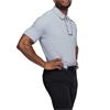 PXG Gents Comfort Fit Bonded Stripe Polo Shirt Light Grey