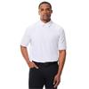 PXG Gents Comfort Fit Racer Polo Shirt White