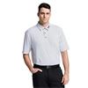 PXG Gents Comfort Fit Tour Pin Flag Polo Shirt White