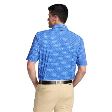 PXG Gents Comfort Fit Tour Crossed Driver Polo Shirt Paratrooper Blue