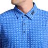 PXG Gents Comfort Fit Tour Crossed Driver Polo Shirt Paratrooper Blue