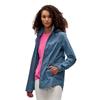 Zero Restriction Ladies Libby Rain Jacket Blue Smoke
