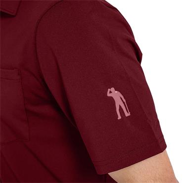 Seve Gents Dublin Pocket Polo Shirt Burgundy