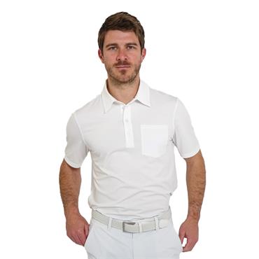 Seve Gents Dublin Pocket Polo Shirt White