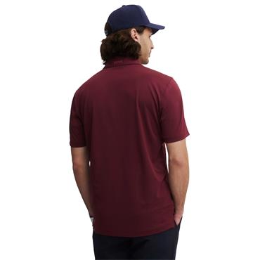 Seve Gents Big Icon Polo Shirt Burgundy