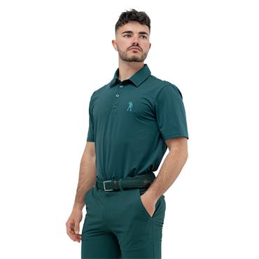 Seve Gents Big Icon Polo Shirt Deep Green