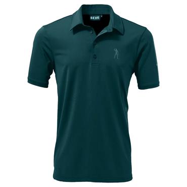 Seve Gents Big Icon Polo Shirt Deep Green