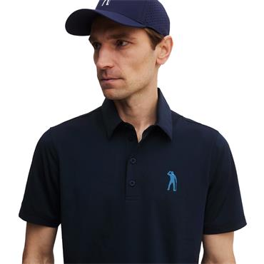 Seve Gents Big Icon Polo Shirt Navy Blue