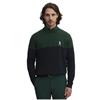 Seve Gents Heritage Block Sweater Deep Green - Navy