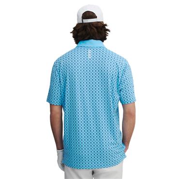 Seve Gents Icon Allover Polo Shirt Alaskan Blue