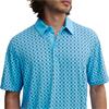Seve Gents Icon Allover Polo Shirt Alaskan Blue