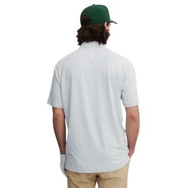 Seve Gents Icon Allover Polo Shirt Ash Grey