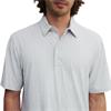 Seve Gents Icon Allover Polo Shirt Ash Grey