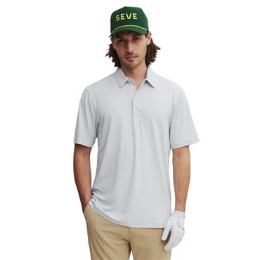 Seve Gents Icon Allover Polo Shirt Ash Grey