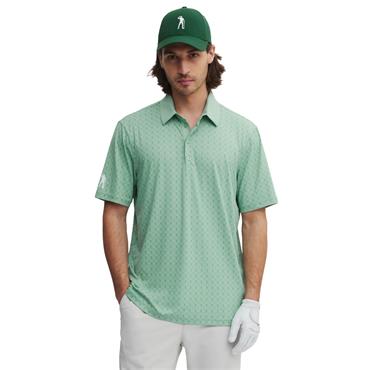 Seve Gents Icon Allover Polo Shirt Frosty Green