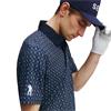 Seve Gents Icon Allover Polo Shirt Ink Blue