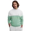 Seve Gents Icon Block Sweater Frosty Green - Egg White