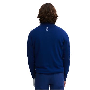 Seve Gents Icon Westchester Merino ¼ Zip Ink Blue