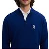Seve Gents Icon Westchester Merino ¼ Zip Ink Blue