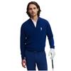 Seve Gents Icon Westchester Merino ¼ Zip Ink Blue