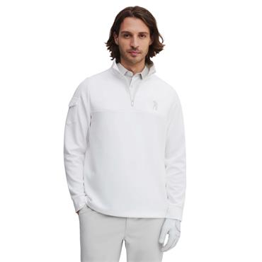 Seve Gents Icon Pivot ¼ Zip Egg White