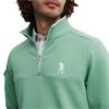 Seve Gents Icon Pivot ¼ Zip Frosty Green