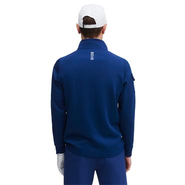 Seve Gents Icon Pivot ¼ Zip Ink Blue