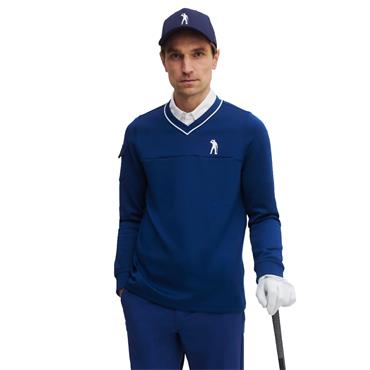 Seve Gents Icon 3Iron Tech Sweater Ink Blue