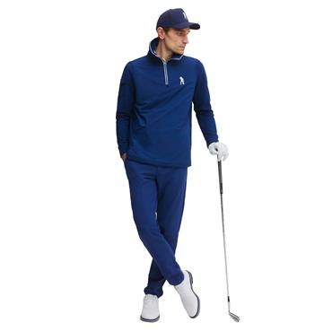 Seve Gents Icon Capitan Half Hoodie Ink Blue