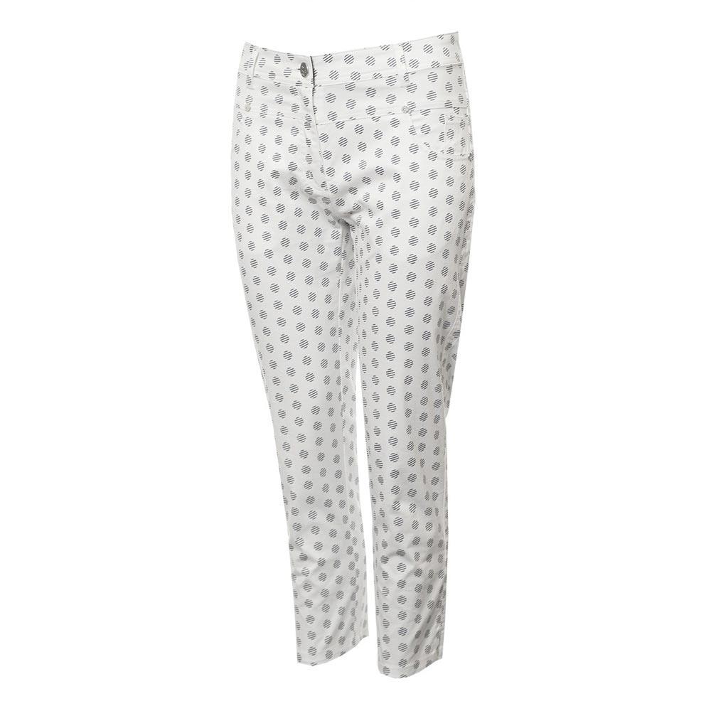 Green Lamb Ladies Mandy Printed Crop Trousers Mini Spot Golf Store