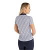 Green Lamb Ladies Melanie Printed Polo Shirt Waterfall Print