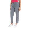 Green Lamb Ladies Oprah Gingham Cropped Trousers Navy - White