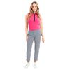 Green Lamb Ladies Oprah Gingham Cropped Trousers Navy - White