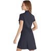 Green Lamb Ladies Nicolette Cap Sleeve Zip Dress Navy