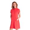 Green Lamb Nicolette Cap Sleeve Zip Dress Poppy