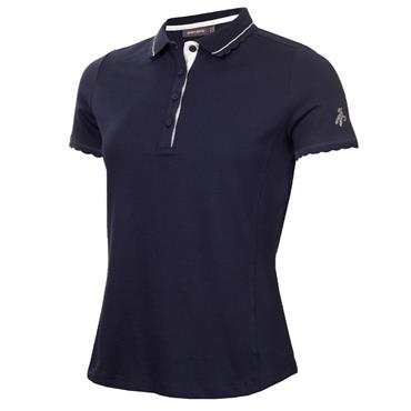 Green Lamb Ladies Oakley Club Polo Shirt Navy