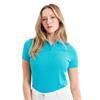 Green Lamb Ladies Oakley Club Polo Shirt Peacock Blue