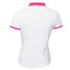Green Lamb Ladies Oakley Club Polo Shirt White - Raspberry