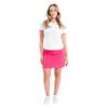 Green Lamb Ladies Oakley Club Polo Shirt White - Raspberry